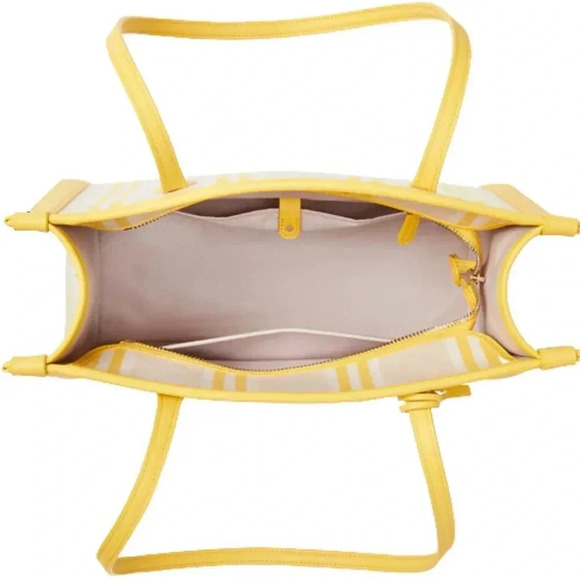 Kate Spade Market Striped Canvas Medium Tote - Picture 3 of 8